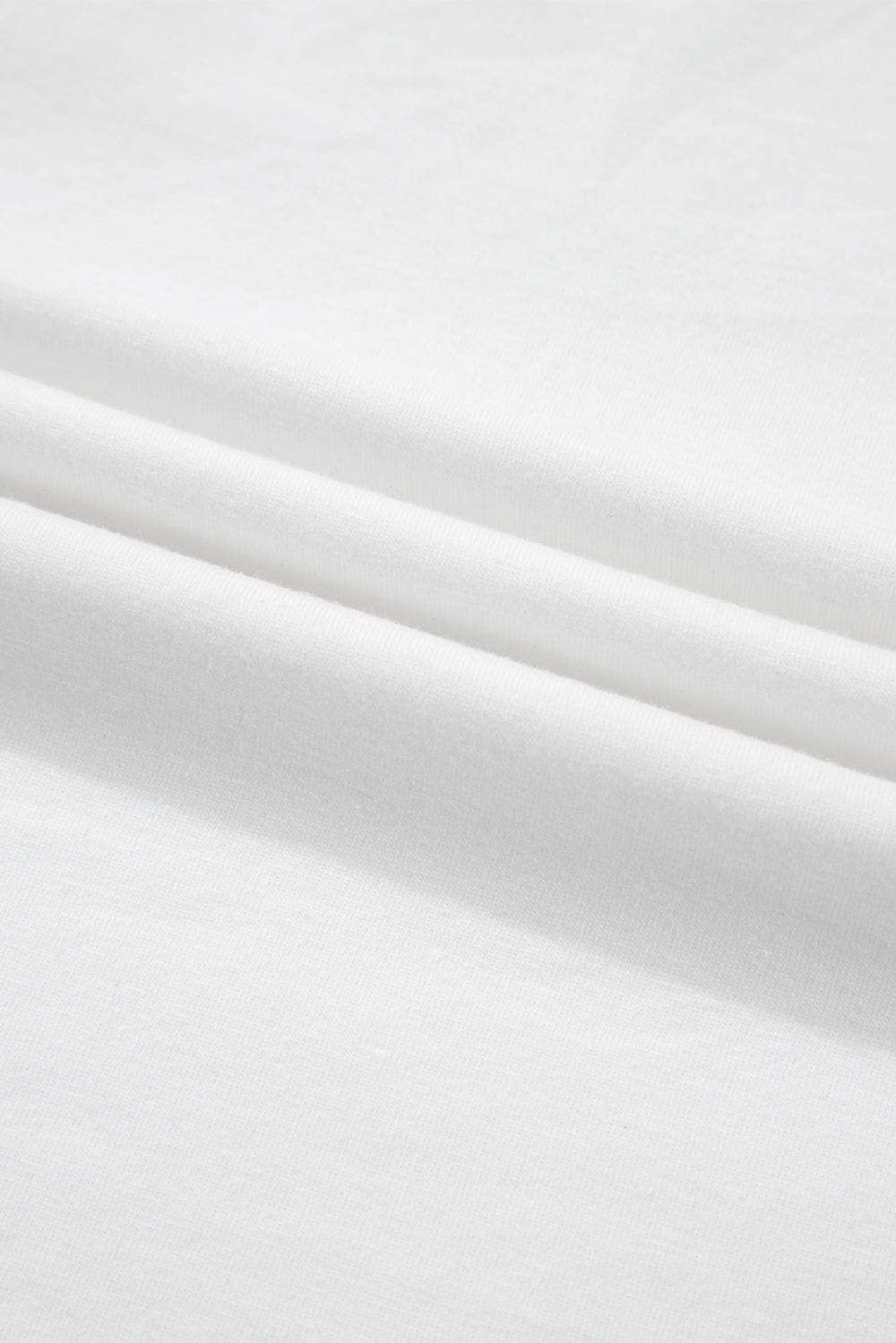 Leopard Patchwork Crochet Lace Trim Puff Sleeve T Shirt - Trendsi - Flyclothing LLC