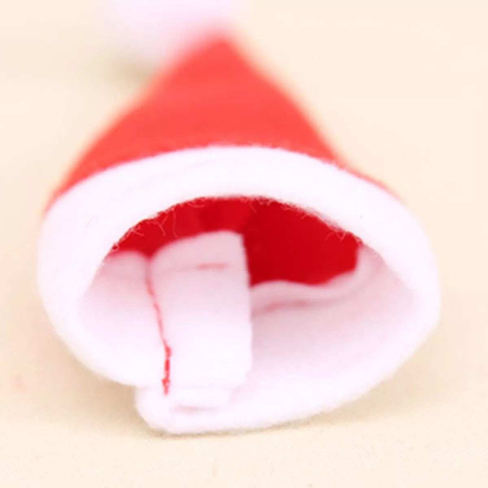 Christmas Santa Hat Cutlery Holders Decorative Table Setting - Trendsi - Flyclothing LLC