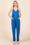 Culture Code Full Size Sleeveless Jumpsuit with Pockets - Trendsi - Flyclothing LLC
