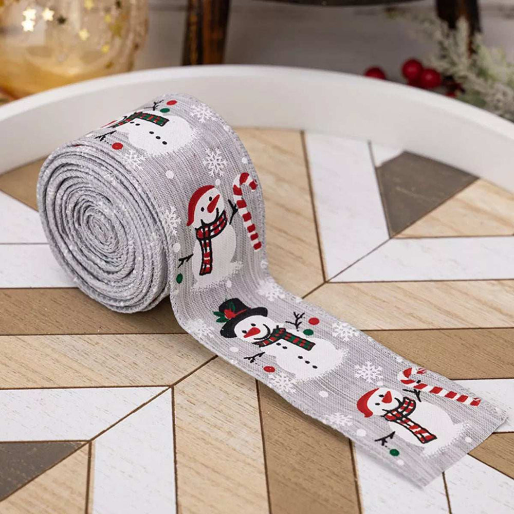 Christmas Snowman Decorative Ribbon - Trendsi - Flyclothing LLC