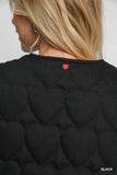 Umgee Heart Quilted Tie-Front Vest - Trendsi - Flyclothing LLC