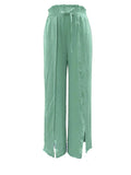 Slit Wide Leg Pants - Trendsi - Flyclothing LLC