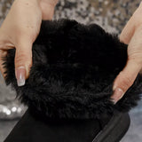 Cozy Faux Fur Trim Boots - Trendsi - Flyclothing LLC