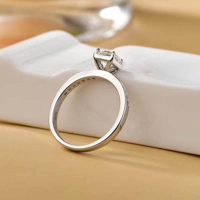 2 Carat Moissanite Zircon 925 Sterling Silver Ring - Trendsi - Flyclothing LLC