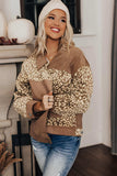 Leopard Button Up Drop Shoulder Jacket - Trendsi - Flyclothing LLC