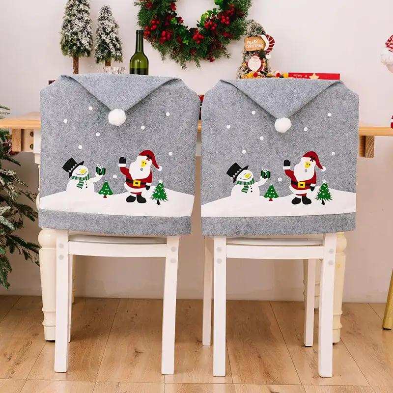 Christmas Pattern Chair Cover - Trendsi - Flyclothing LLC