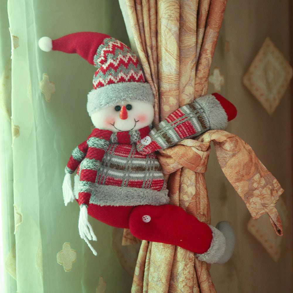Christmas Doll Curtain Ornament - Trendsi - Flyclothing LLC