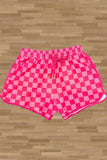 Drawstring Checkered Shorts with Pockets - Trendsi - Flyclothing LLC