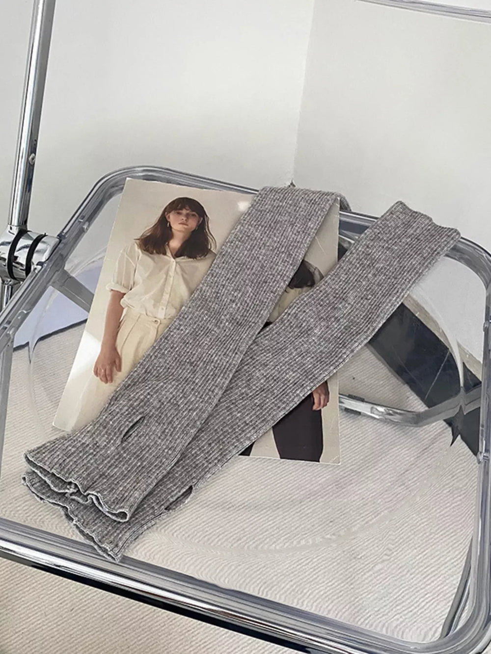 Knitted Arm Warmer Gloves - Trendsi - Flyclothing LLC