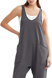 Lovelet V-Neck Wide Strap Overalls - Trendsi - Flyclothing LLC