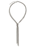Twisted Knot ChainTassel Necklace - Trendsi - Flyclothing LLC