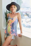 BiBi Tie Dye French Terry Knit Cami - Trendsi - Flyclothing LLC