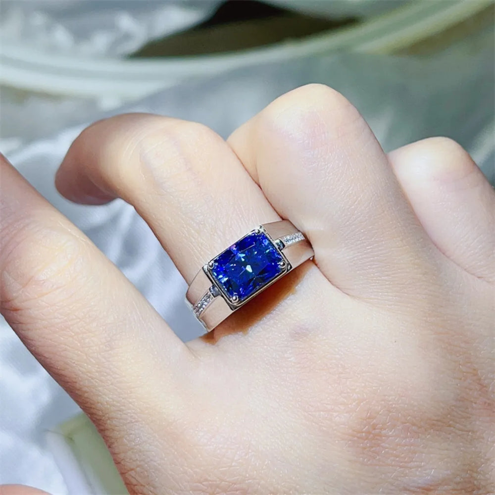 2 Carat Moissanite 925 Sterling Silver Ring - Trendsi - Flyclothing LLC