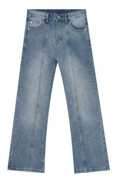 Raw Hem Jeans with Pockets - Trendsi - Flyclothing LLC