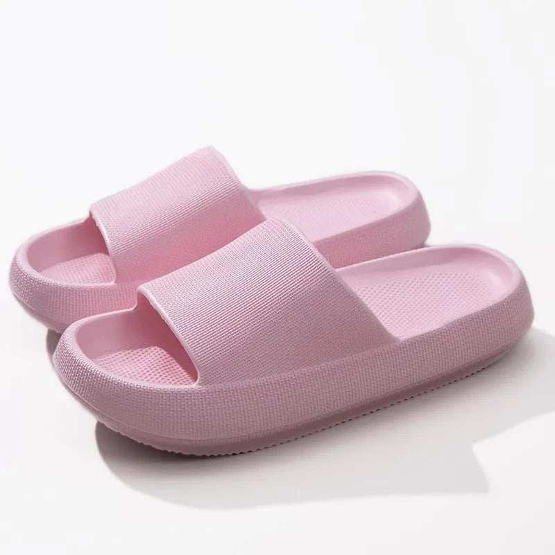 Open Toe Platform Slippers - Trendsi - Flyclothing LLC