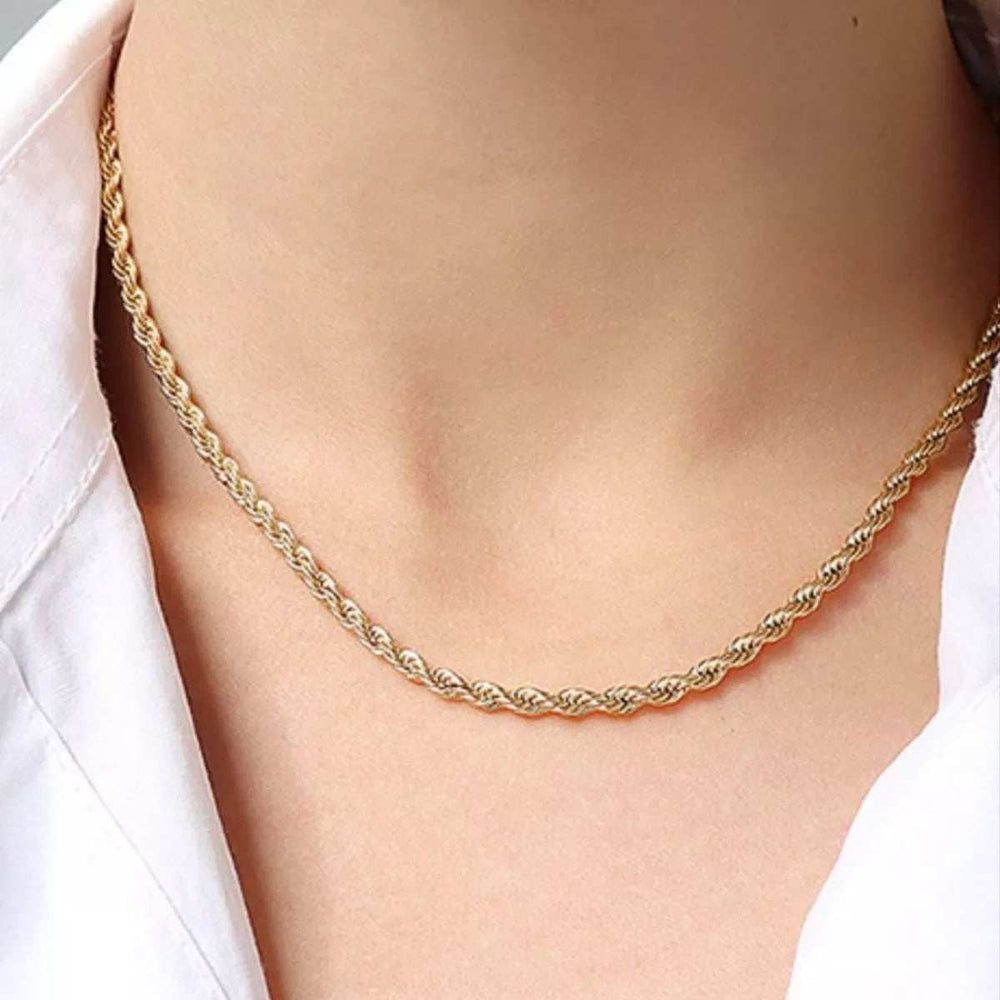 Titanium Steel Chain Necklace - Trendsi - Flyclothing LLC