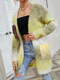 Angel Wings Full Size Pocketed Open Front Gradient Cardigan - Trendsi - Flyclothing LLC