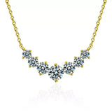 1.7 Carat Moissanite 925 Sterling Silver Necklace - Trendsi - Flyclothing LLC