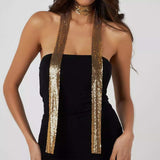 Sequin Glamour Scarf - Trendsi - Flyclothing LLC