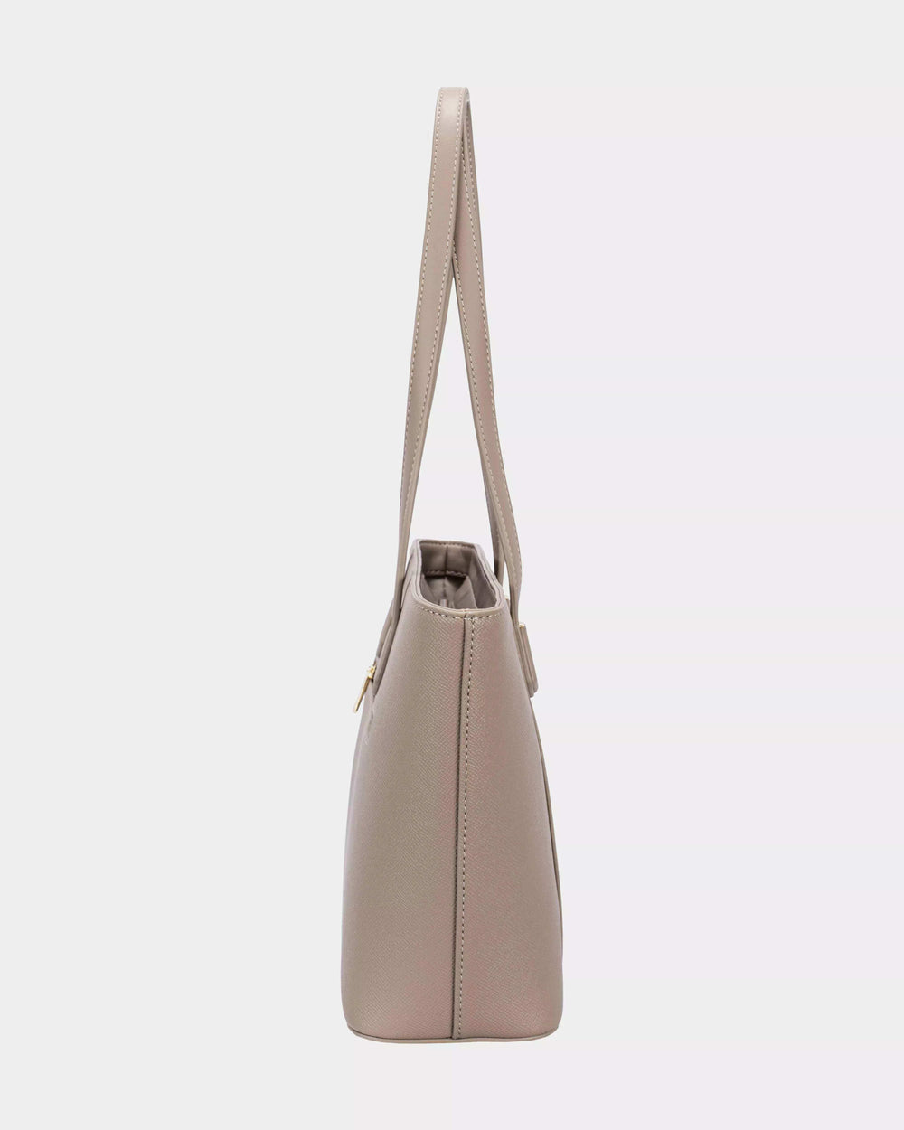David Jones Leather Tote Bag with Gold Hardware - Trendsi - Flyclothing LLC