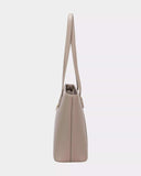 David Jones Leather Tote Bag with Gold Hardware - Trendsi - Flyclothing LLC