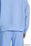 Zenana Ribbed Round Neck Pullover and Drawstring Pants Set - Trendsi - Flyclothing LLC