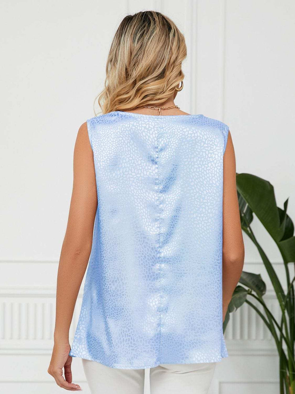 Solid Cowl Neck Top - Trendsi - Flyclothing LLC