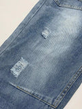 Distressed Jeans with Pockets - Trendsi - Flyclothing LLC
