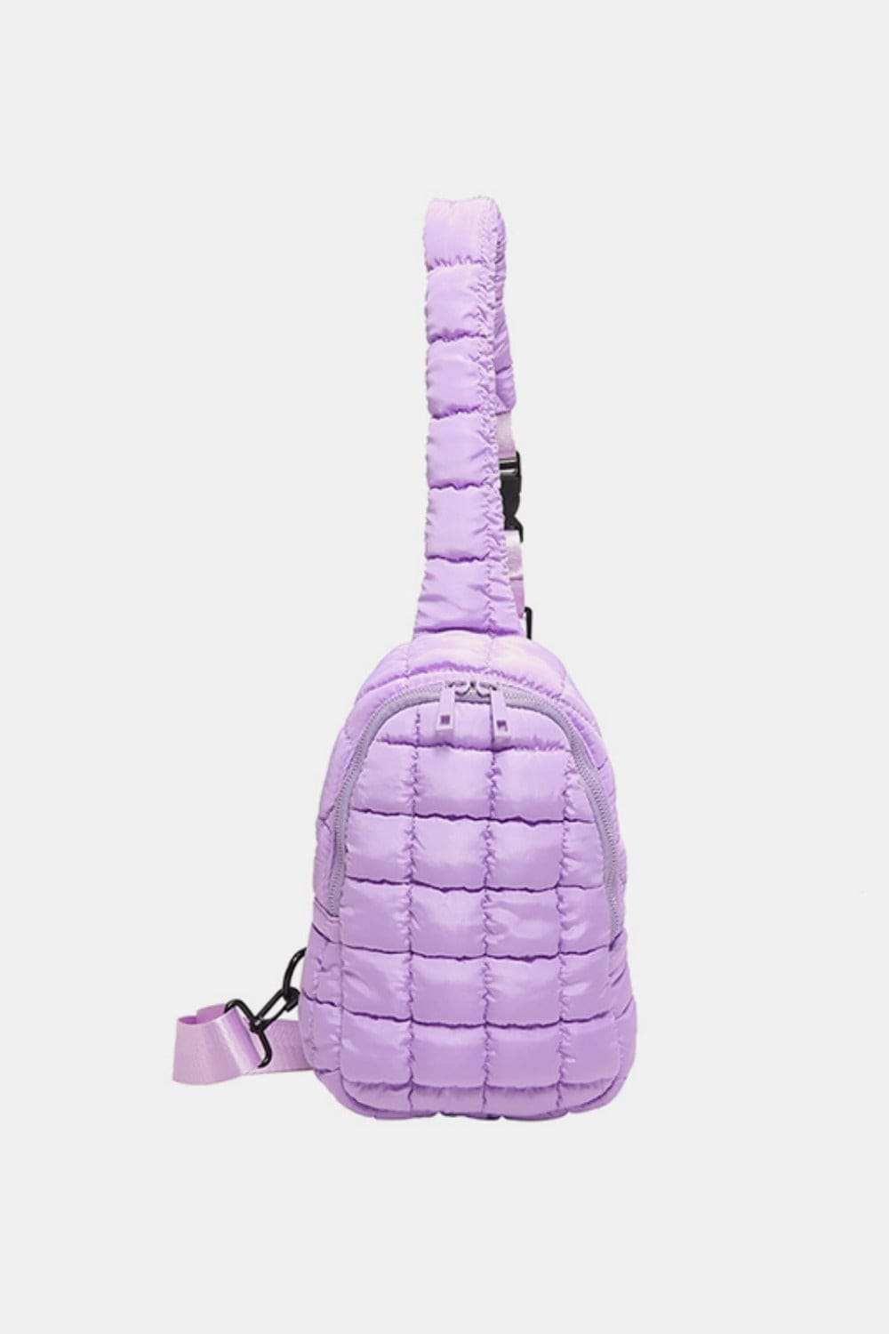 Quilted Nylon Crossbody Bag - Trendsi - Flyclothing LLC