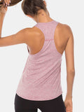 Full Size Scoop Neck Wide Strap Active Tank - Trendsi - Flyclothing LLC