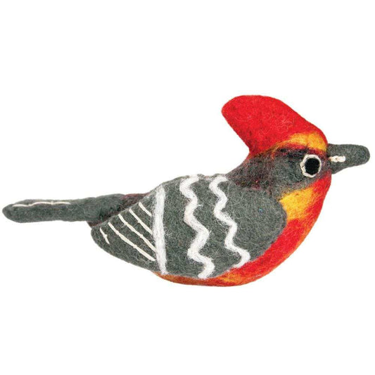 Wild Woolies Felt Bird Garden Ornament - Vermillion Flycatcher - Wild Woolies (G) - Wild Woolies (G) - Flyclothing LLC