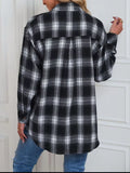 Casual Plaid Button Up Shirt - Trendsi - Flyclothing LLC