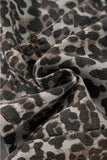 Leopard Denim Mini Skirt - Trendsi - Flyclothing LLC
