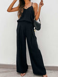 Spaghetti Strap Cami and Wide Leg Pants Set - Trendsi - Flyclothing LLC