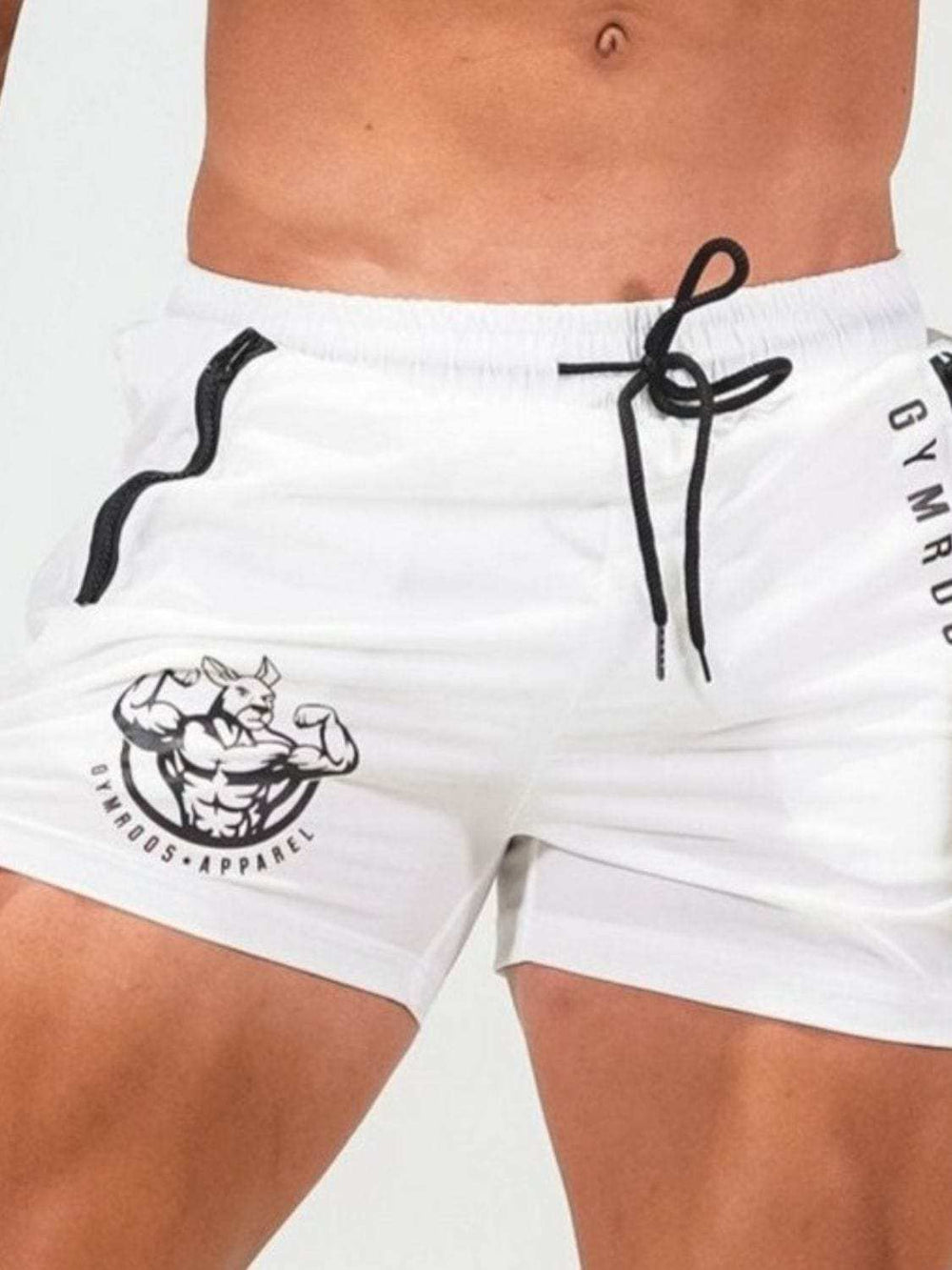 Men's Plus Size Drawstring Waist Shorts - Trendsi - Flyclothing LLC