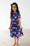 I Heart the USA S/S Pocket Twirl Dress - Mila & Rose ® - Flyclothing LLC