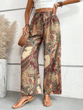 Printed Wide Leg Pants - Trendsi - Flyclothing LLC