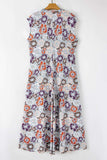 Floral Sleeveless Button Front Wide Leg Jumpsuit - Trendsi - Flyclothing LLC