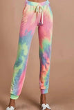 BiBi Tie Dye French Terry Casual Pants - Trendsi - Flyclothing LLC