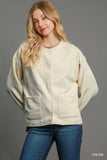 Umgee Textured Jacquard Jacket - Trendsi - Flyclothing LLC