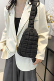 Quilted Nylon Crossbody Bag - Trendsi - Flyclothing LLC