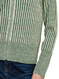 Zenana Ribbed Two Tone Zip Up Sweater Cardigan - Trendsi - Flyclothing LLC