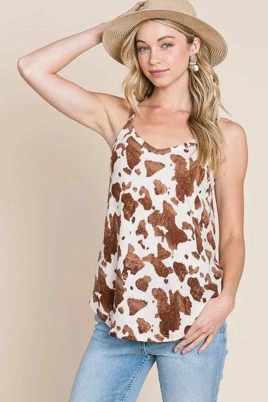 BOMBOM Animal Print Cami - Trendsi - Flyclothing LLC