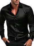 Men's Button Down Long Sleeve Shirt - Trendsi - Flyclothing LLC