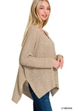 Zenana Dolman Sleeve V-Neck Sweater - Trendsi - Flyclothing LLC