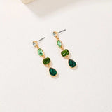 18K Gold-Plated Drop Earrings - Trendsi - Flyclothing LLC