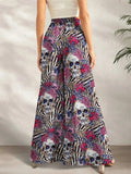 Printed Wide Leg Pants - Trendsi - Flyclothing LLC