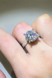 5 Carat Moissanite 925 Sterling Silver Ring - Trendsi - Flyclothing LLC