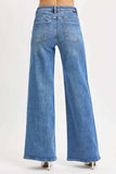 RISEN Full Size High Rise Wide Leg Jeans Plus Size - Trendsi - Flyclothing LLC