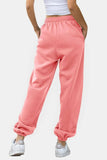 Elastic Waist Joggers with Pockets - Trendsi - Flyclothing LLC